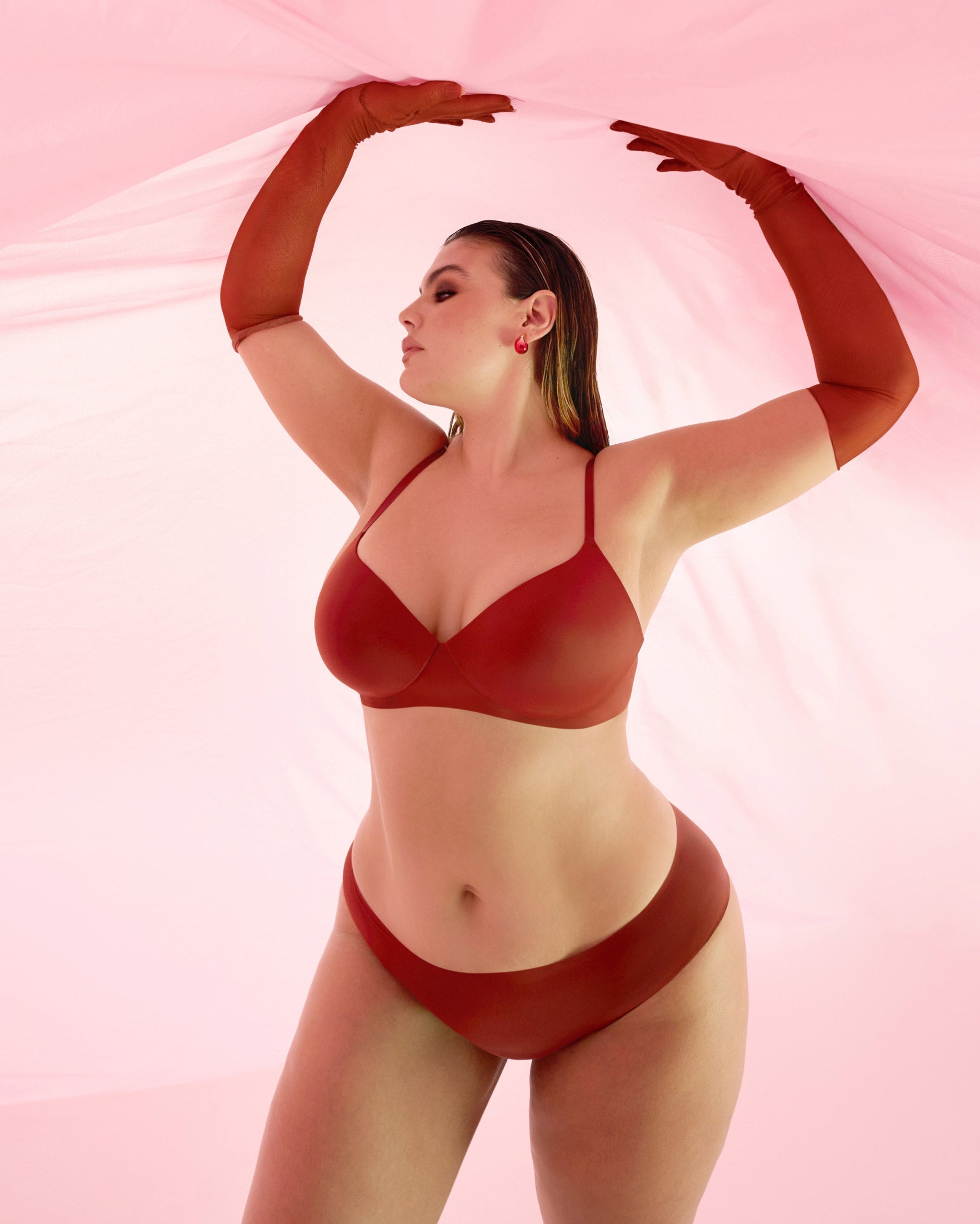3D Precision Bra in Fired Brick