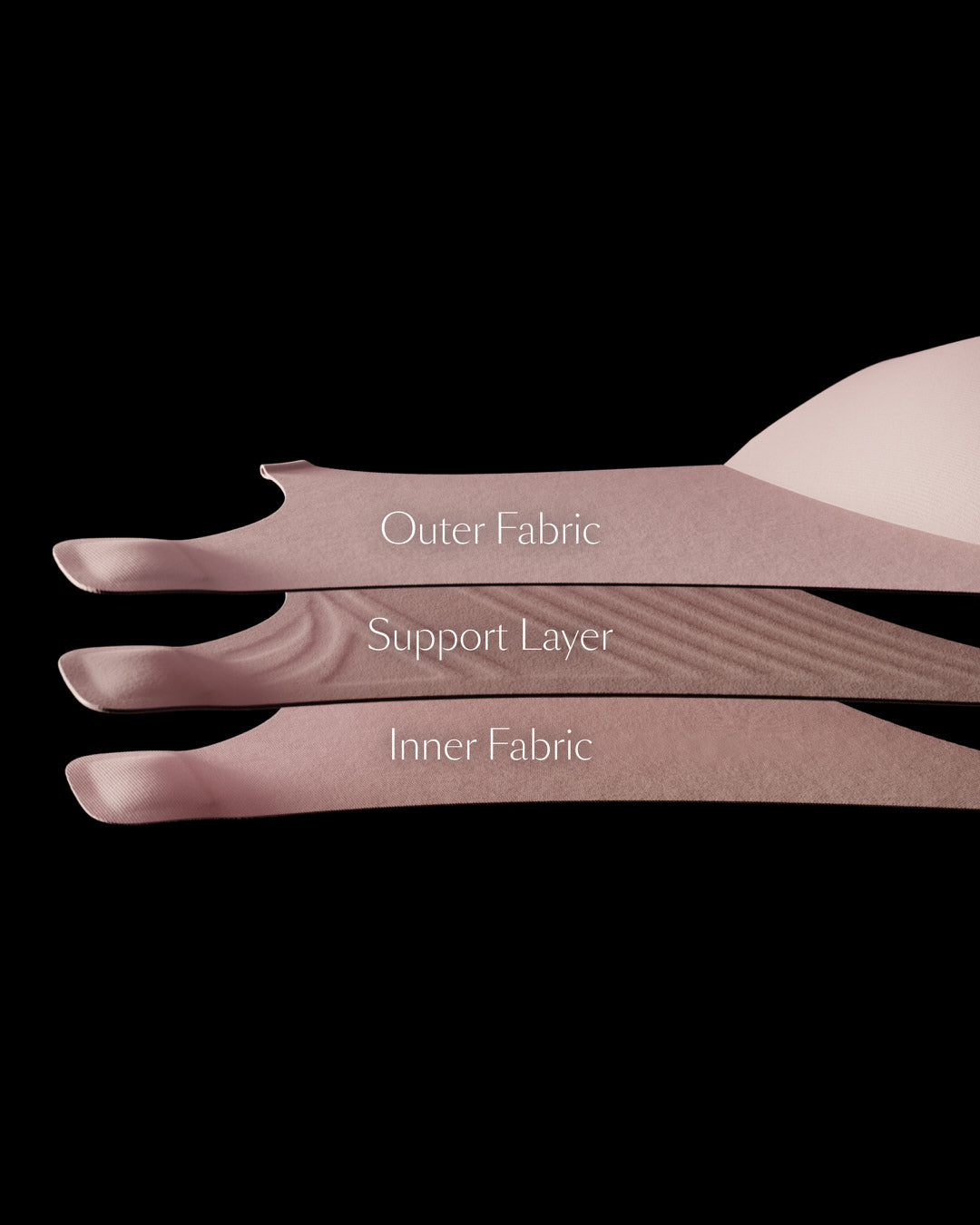 3D Precision Bra in Rose Dust