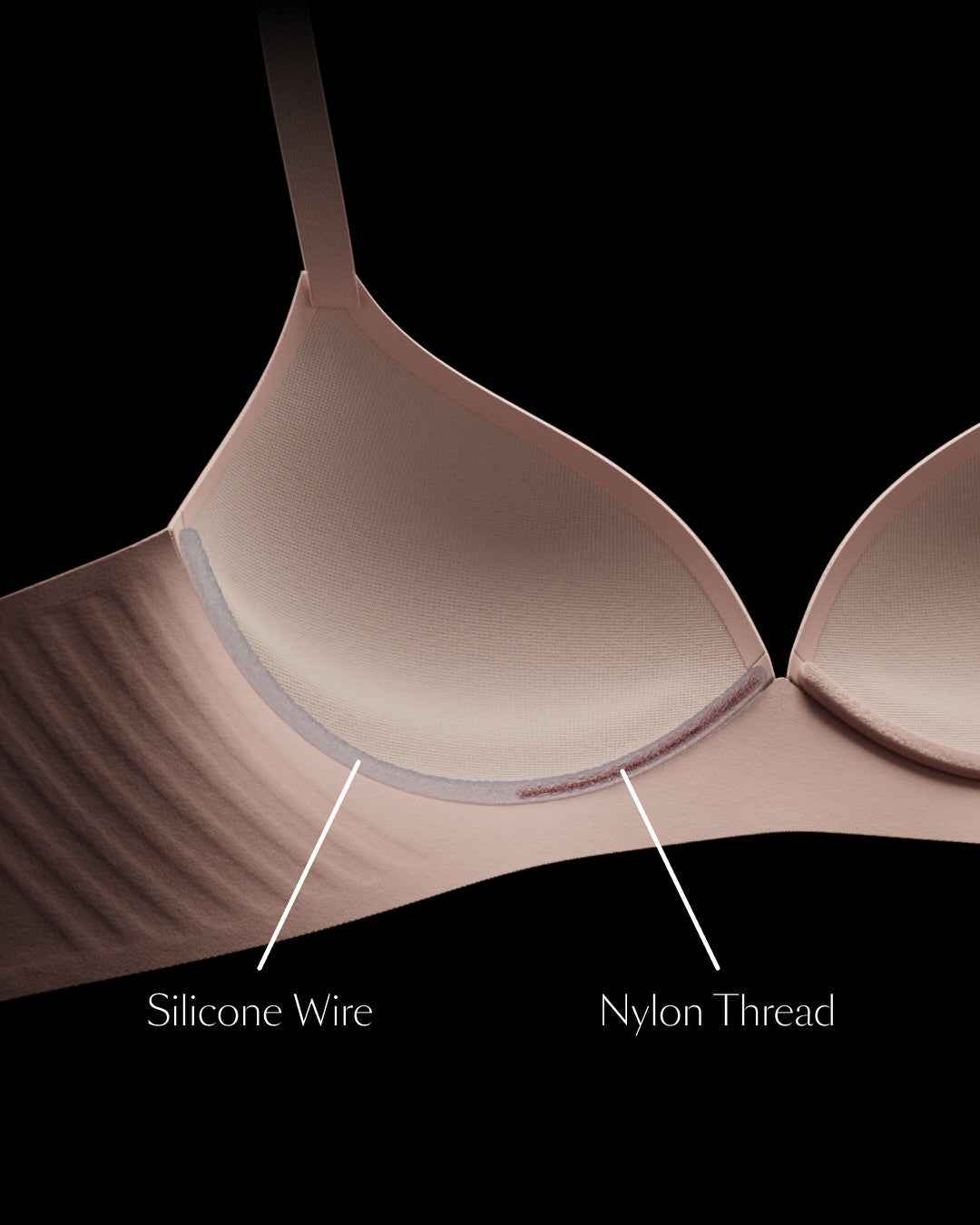 3D Precision Bra in Rose Dust