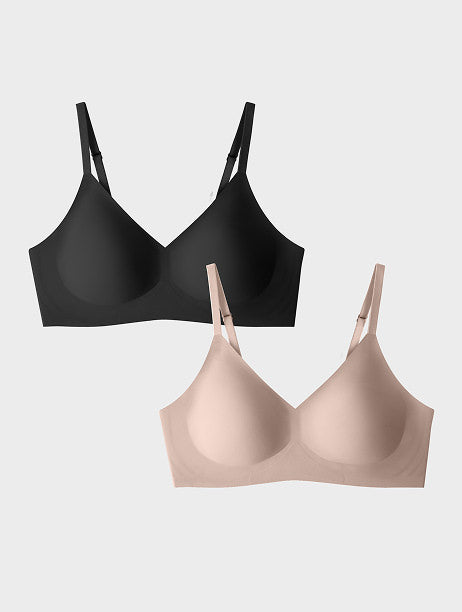 Super + Relief Bra, Nude & Black Bundle