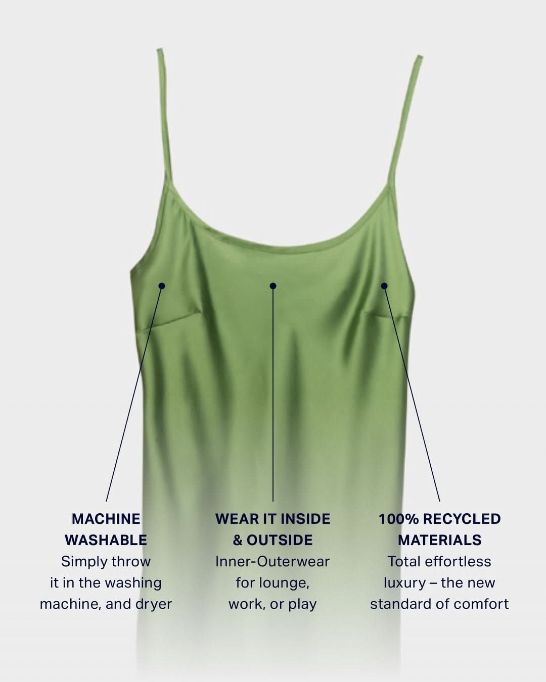 Spotted Panther Eco Silk Long Slip Dress