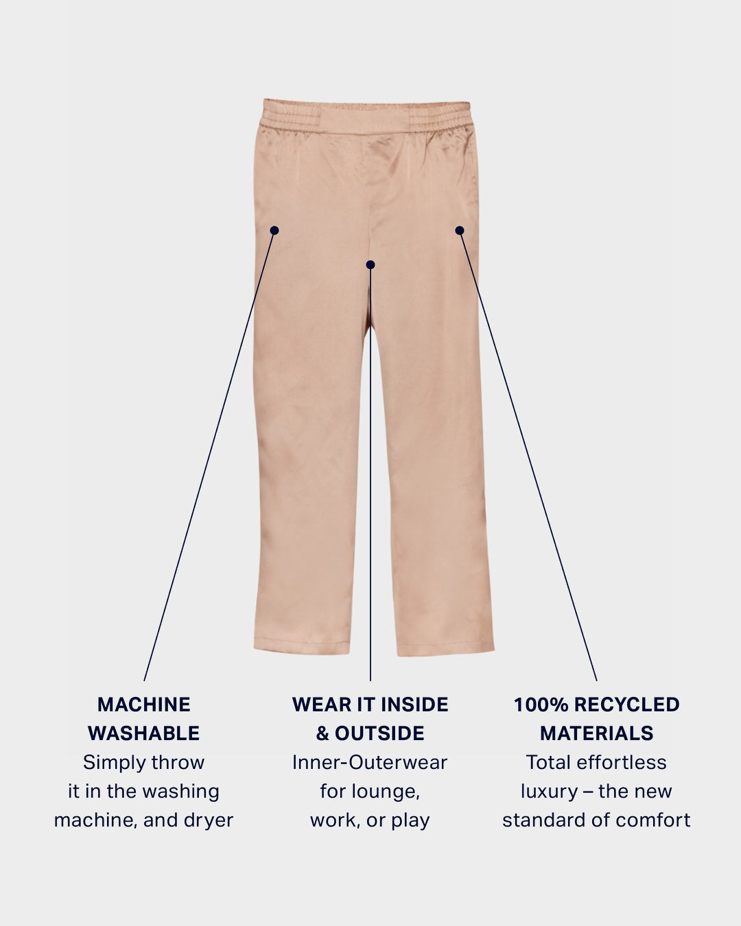 Brush Eco Silk Pants
