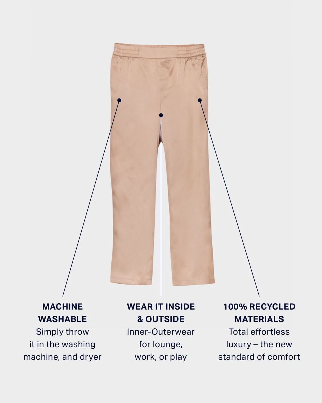 Ocean Depths Eco Silk Pants