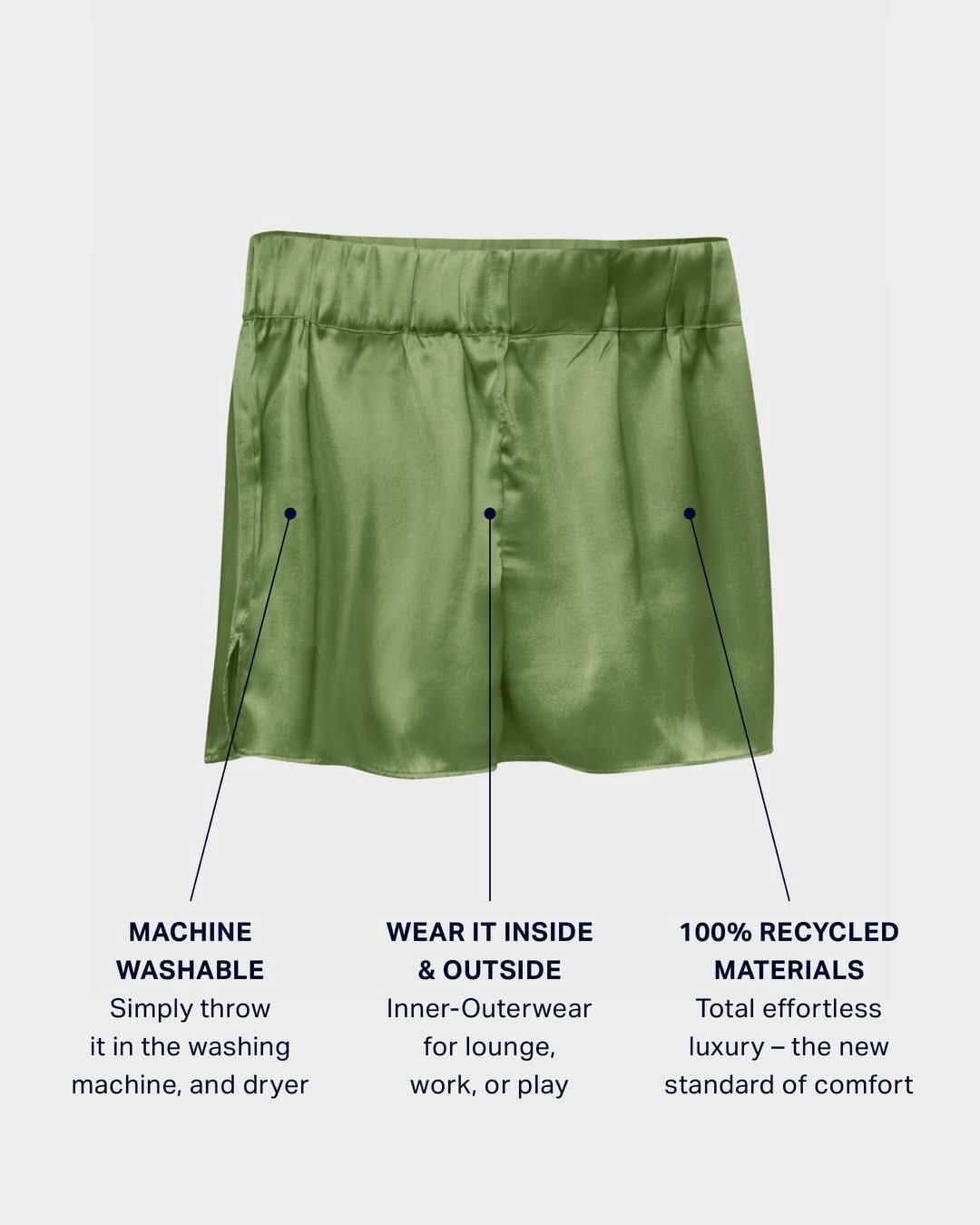 Spotted Panther Eco Silk Shorts