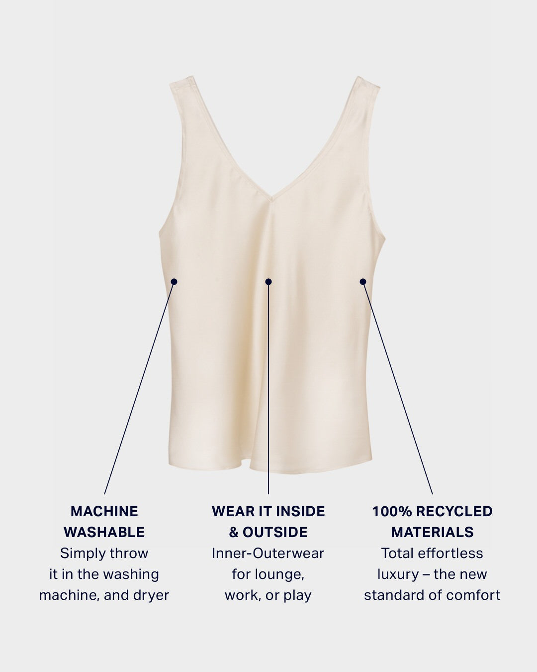 Cactus Eco Silk Tank Top