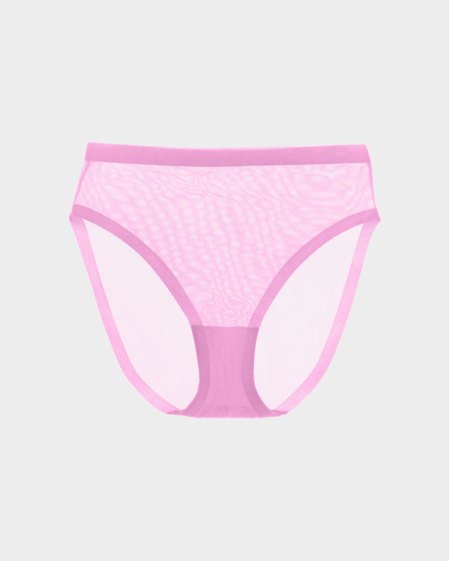 Begonia Mesh High Cut High Waisted