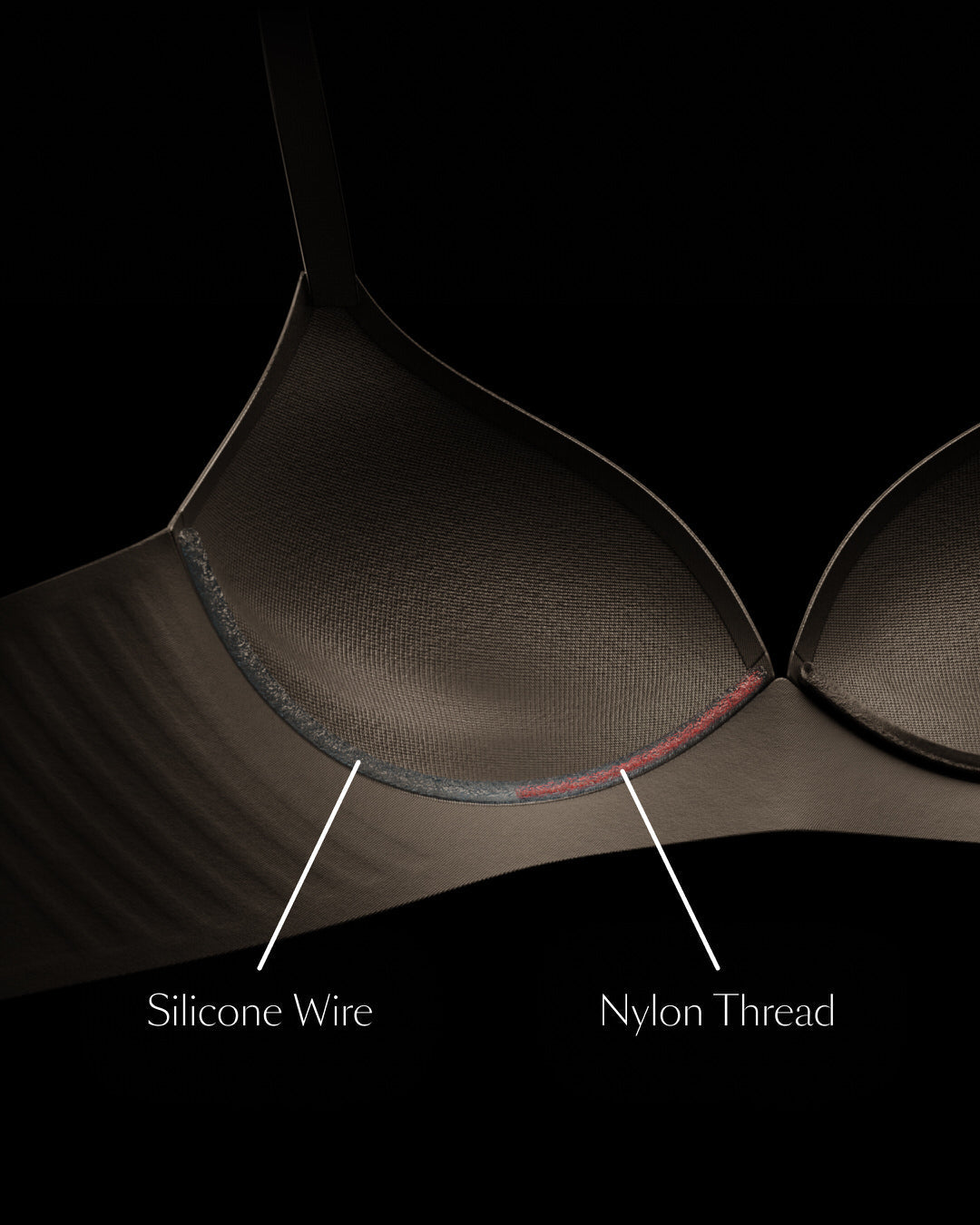 3D Precision Bra in Black