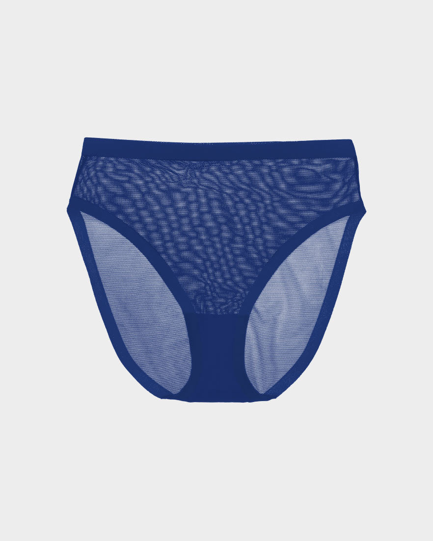 Deep Ocean Mesh High Cut High Waisted