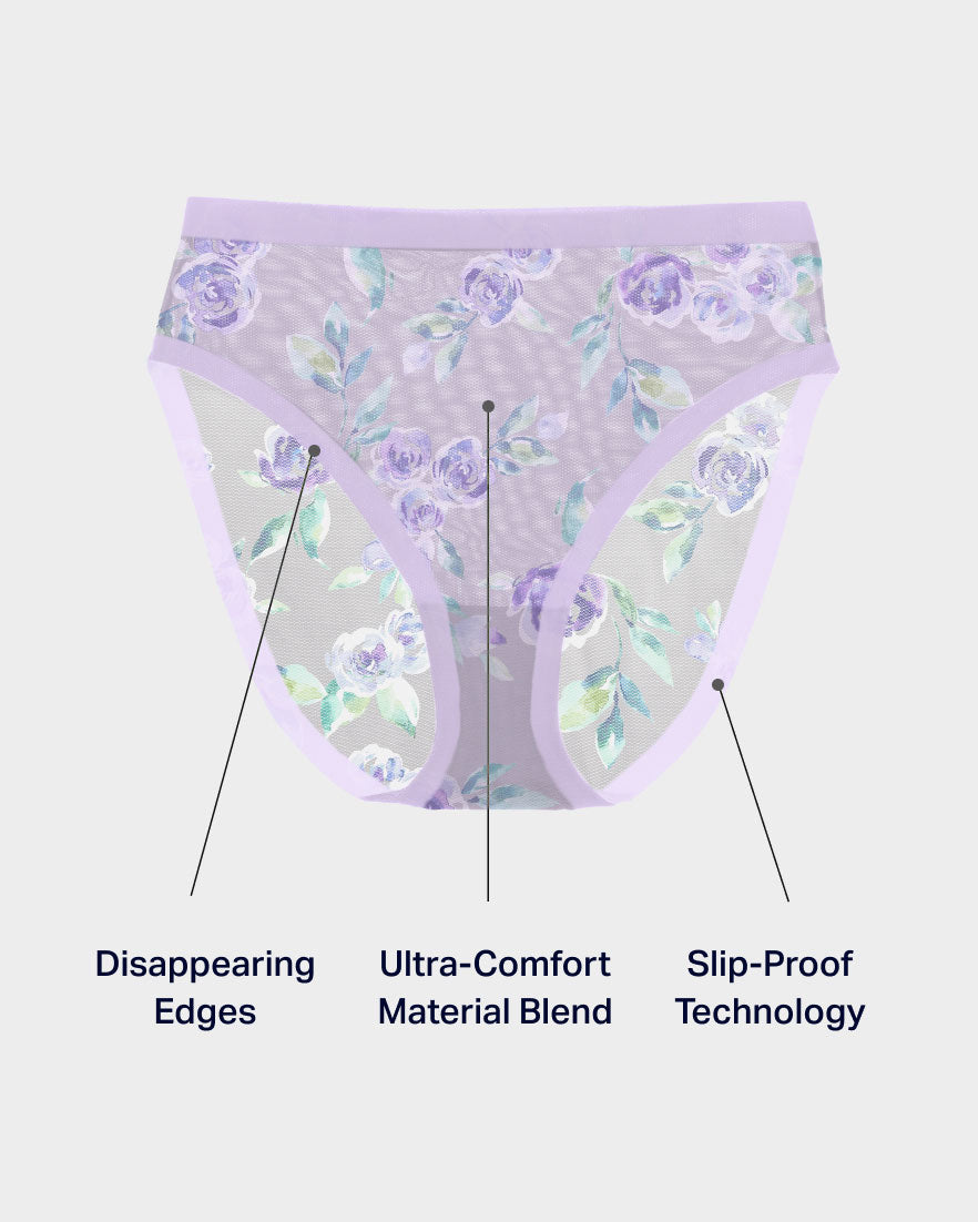 Bouquet Mesh High-Cut Highwaisted