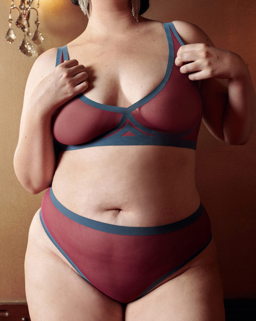 Cabernet Sheer Set