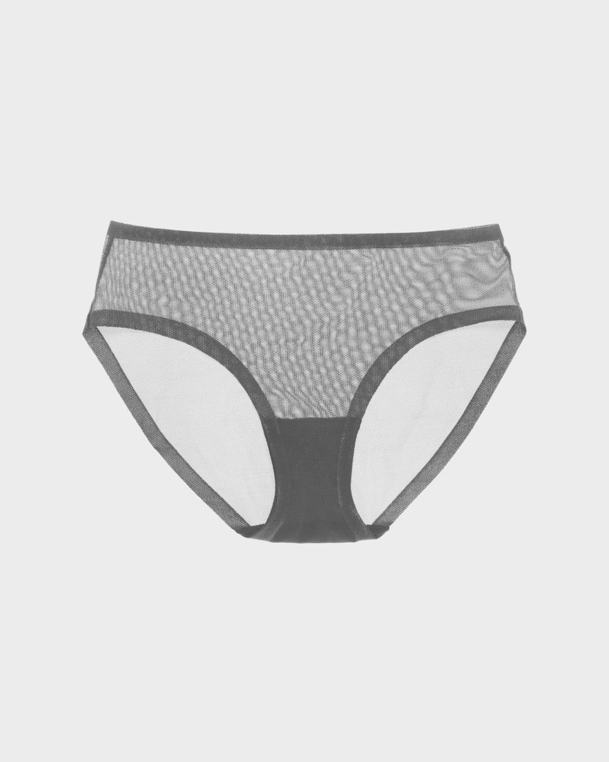 Castor Grey Mesh Brief