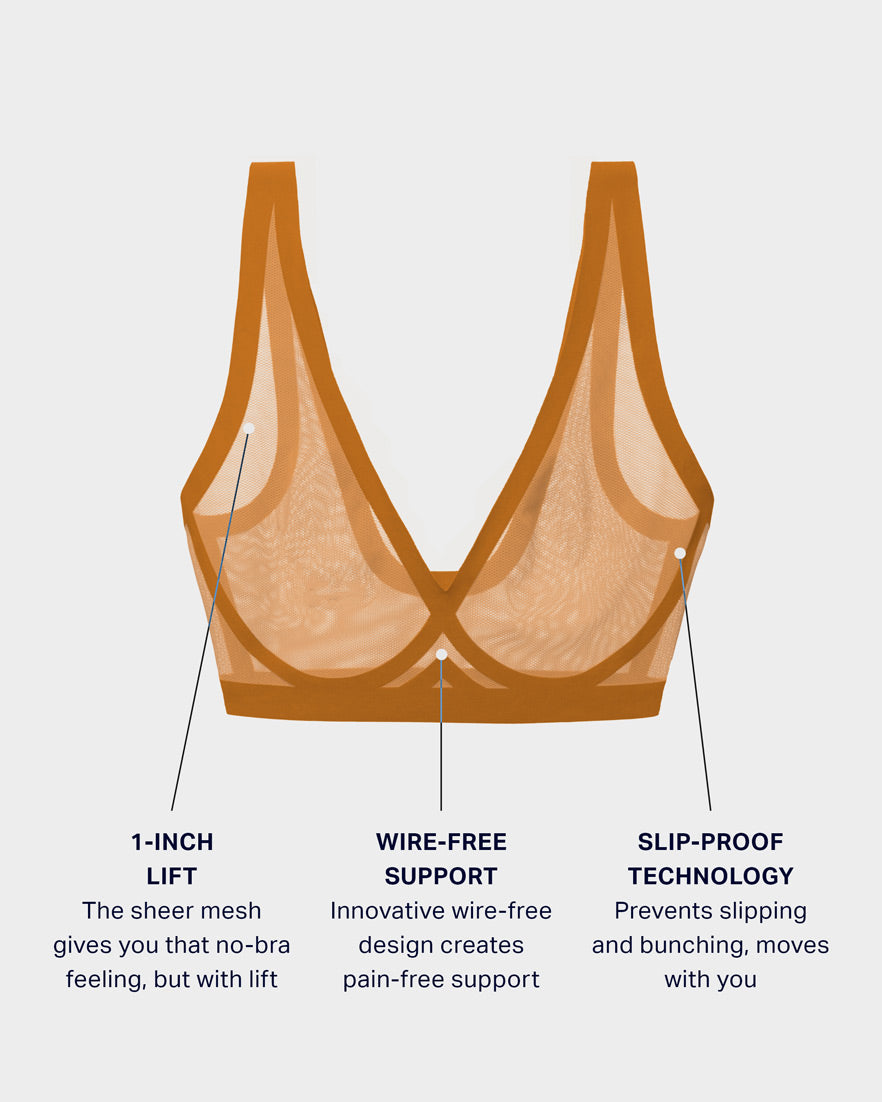 Cathay Spice Mesh Bralette