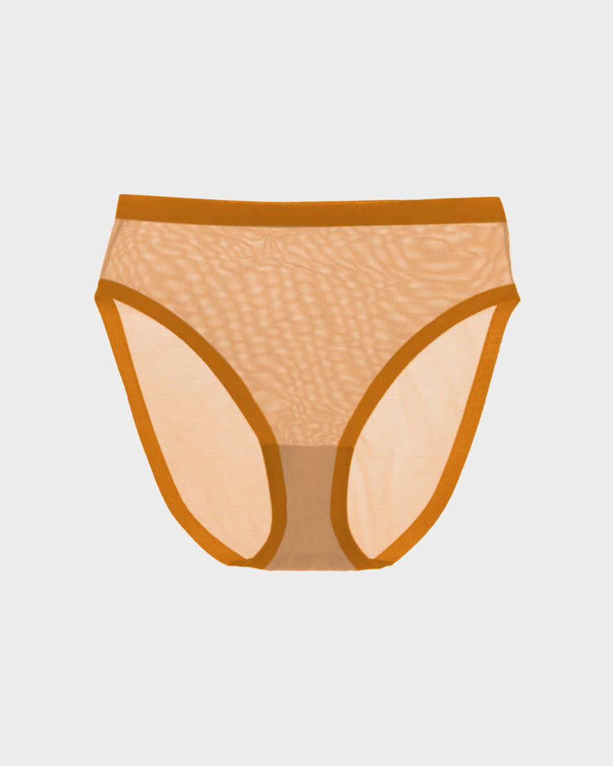 Cathay Spice Mesh High Cut High Waisted