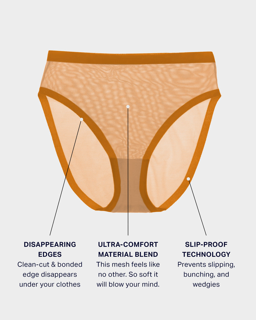 Cathay Spice Mesh High Cut High Waisted