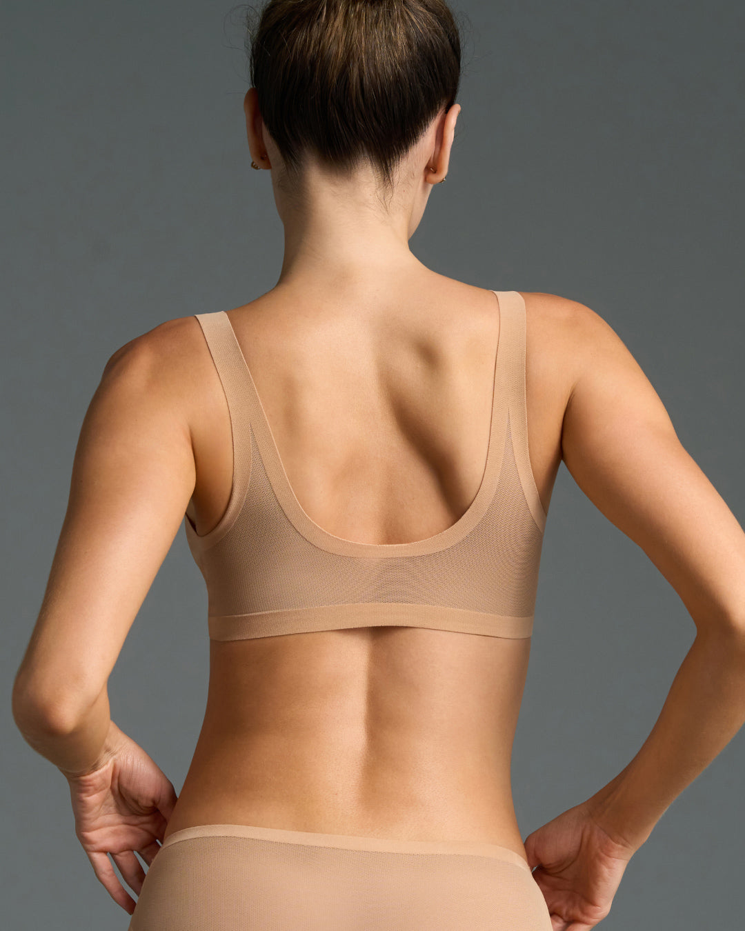 champagne sheer bralette by EBY