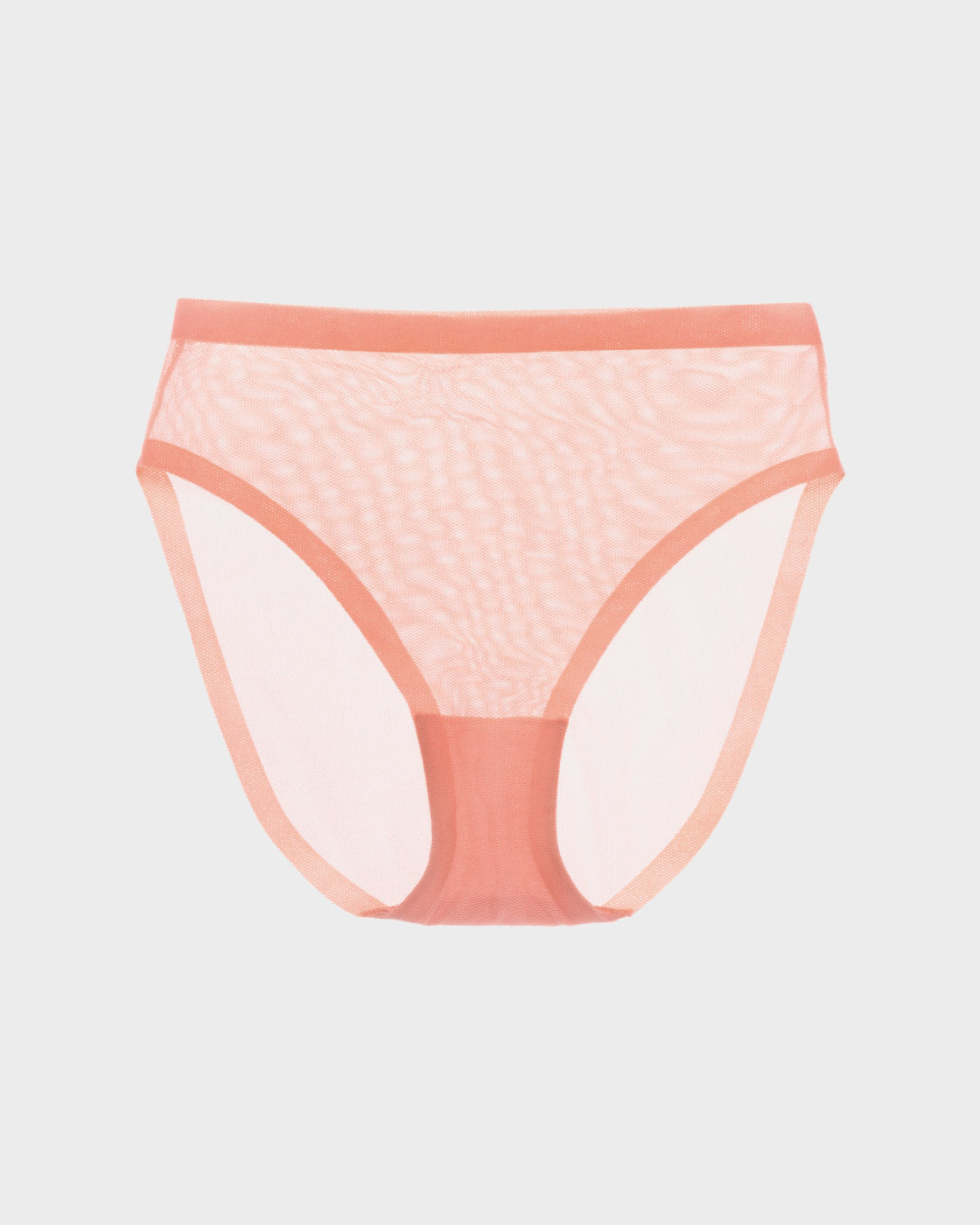 Coral Pink Mesh Highwaisted
