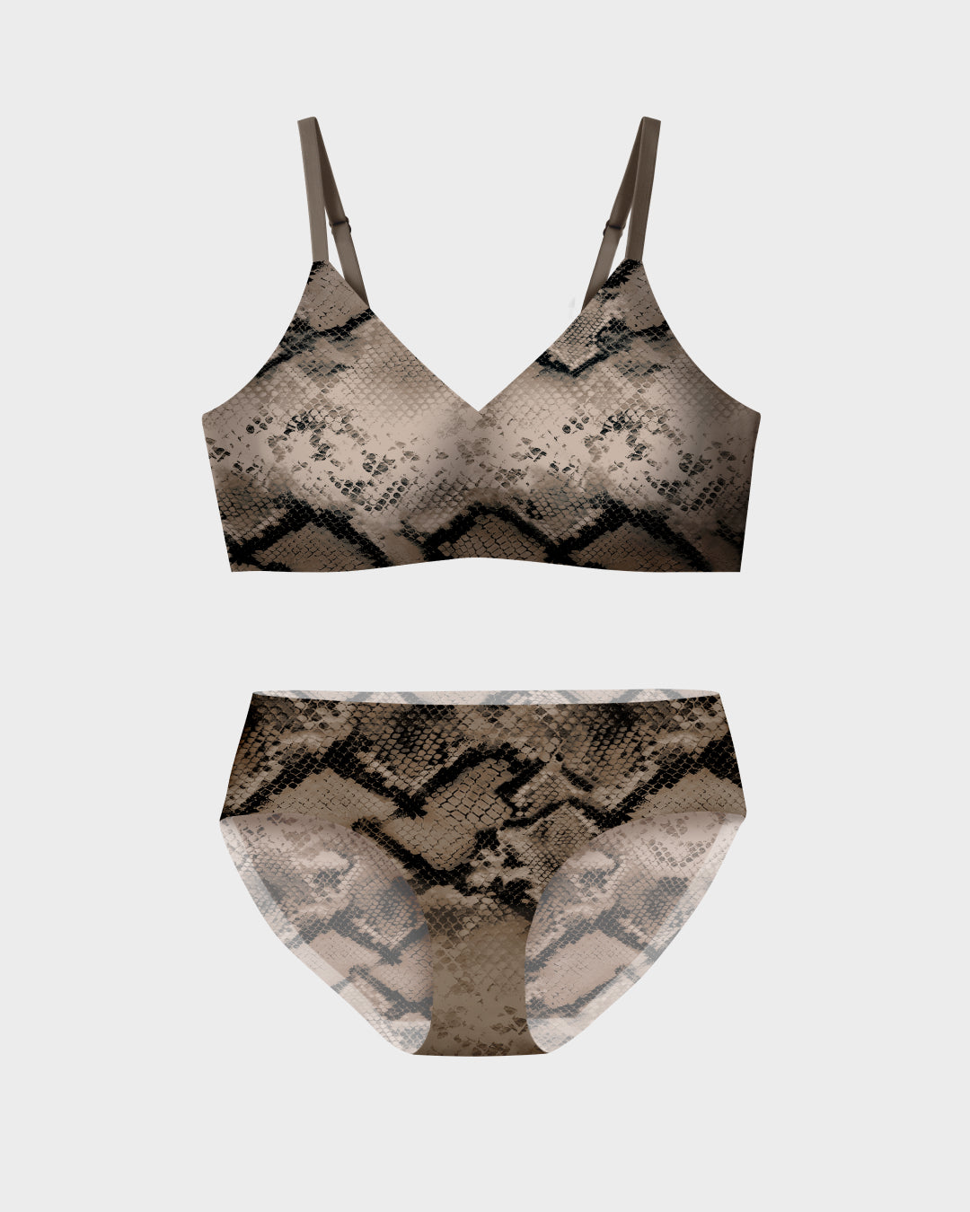 Relief Bra & Brief Rattlesnake Set