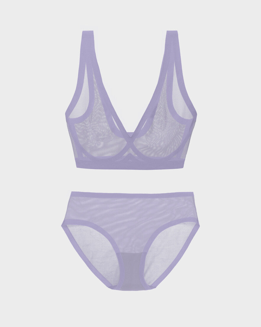 Jacaranda Sheer Set