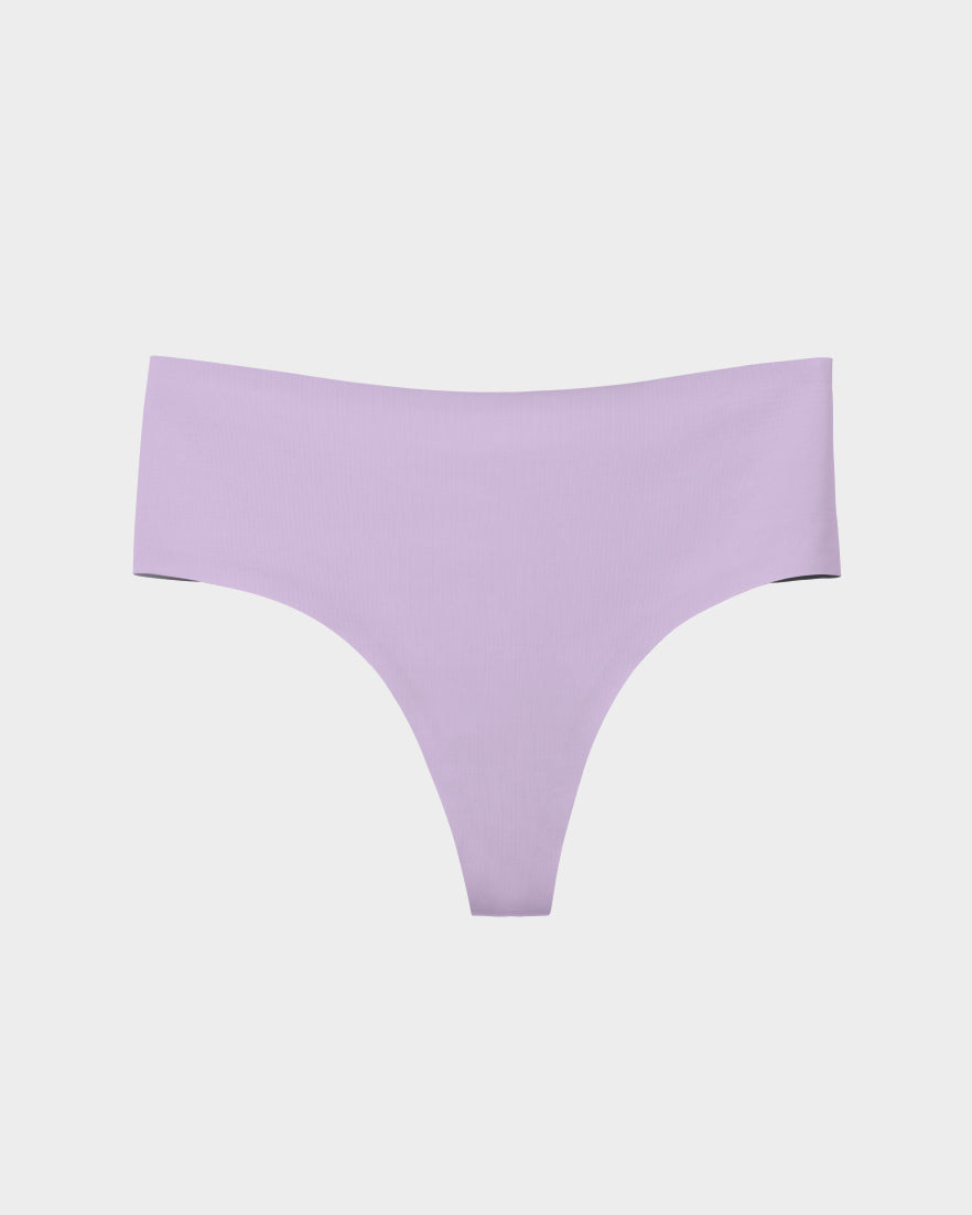 Lilac High Waisted  Thong