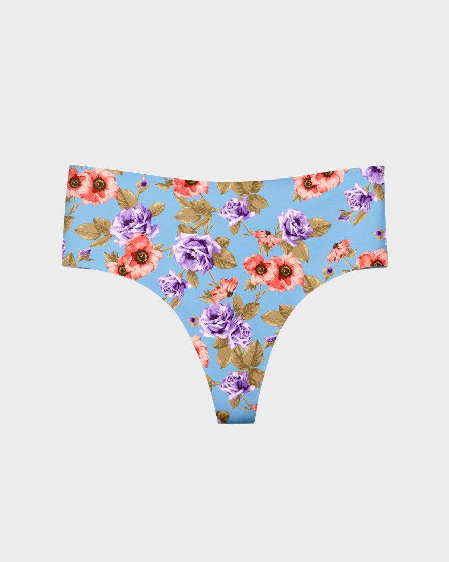 Majestic Bloom Highwaisted Thong