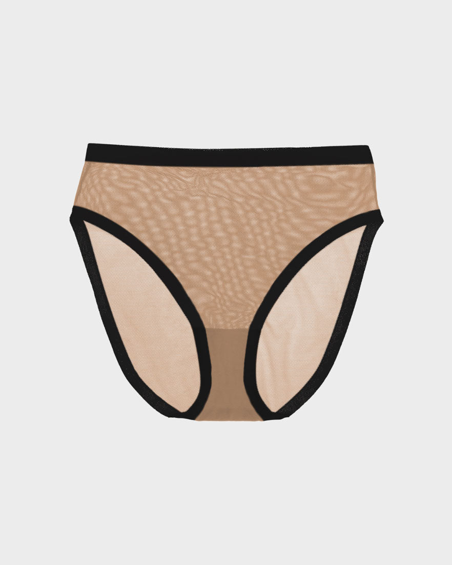 Margaux Mesh High Cut Highwaisted