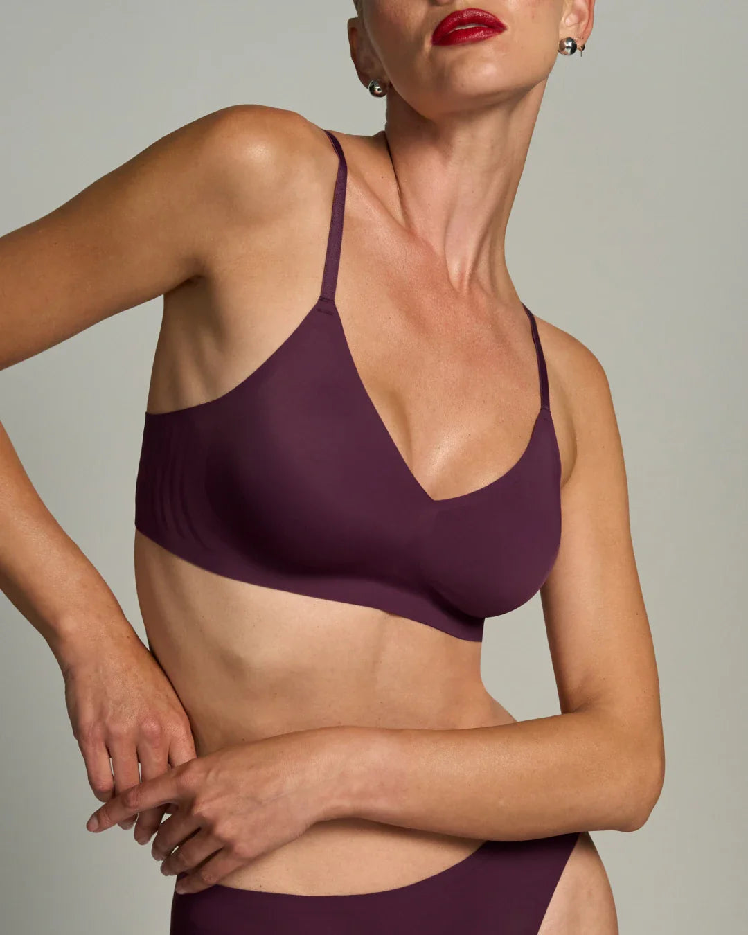 Merlot - Relief Bra & Brief Set