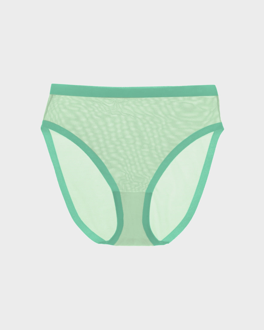Mint Mesh High Cut Highwaisted
