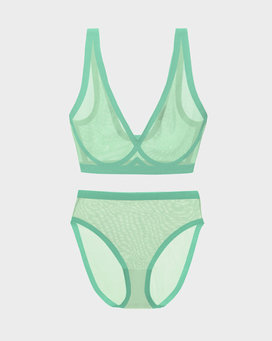 Mint Sheer Set