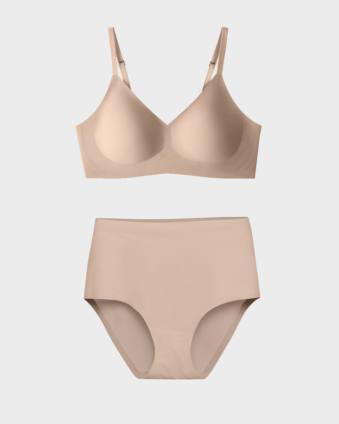 Nude Relief Bra Set