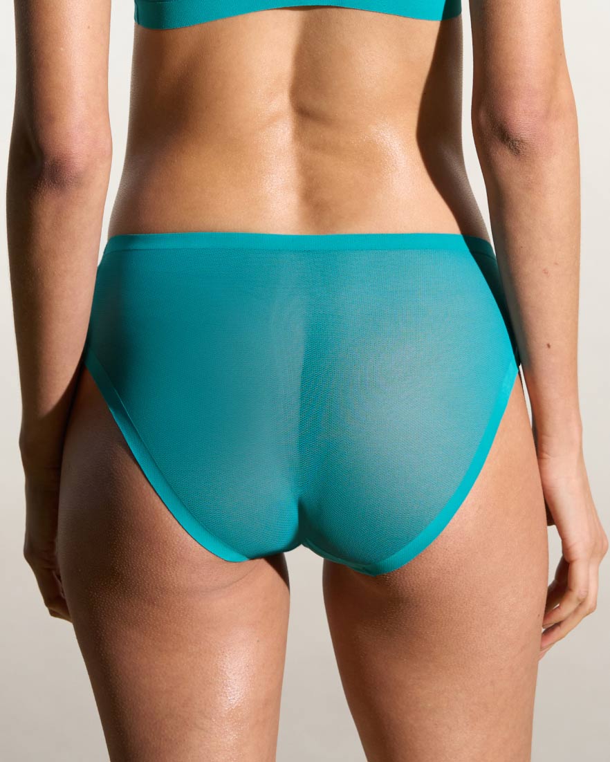Peacock Mesh Brief