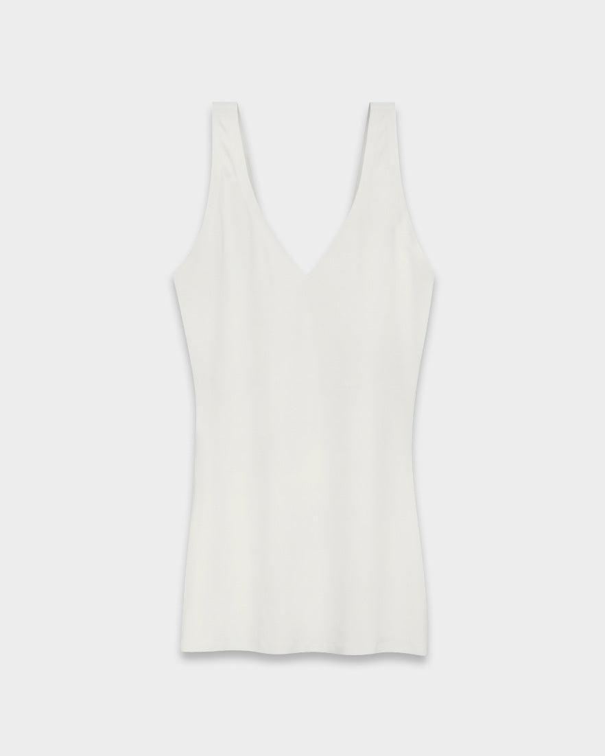 Seamless Tank in Pearl