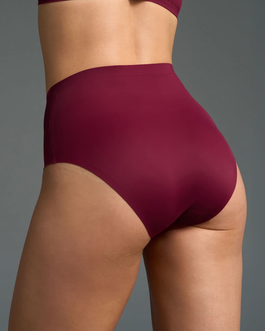Red Plum High Waisted