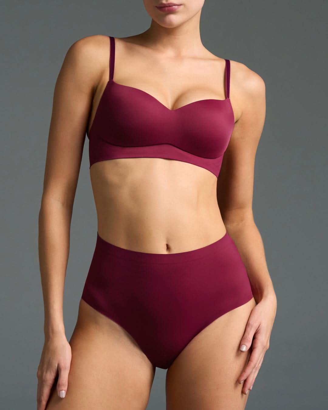 Red Plum High Waisted