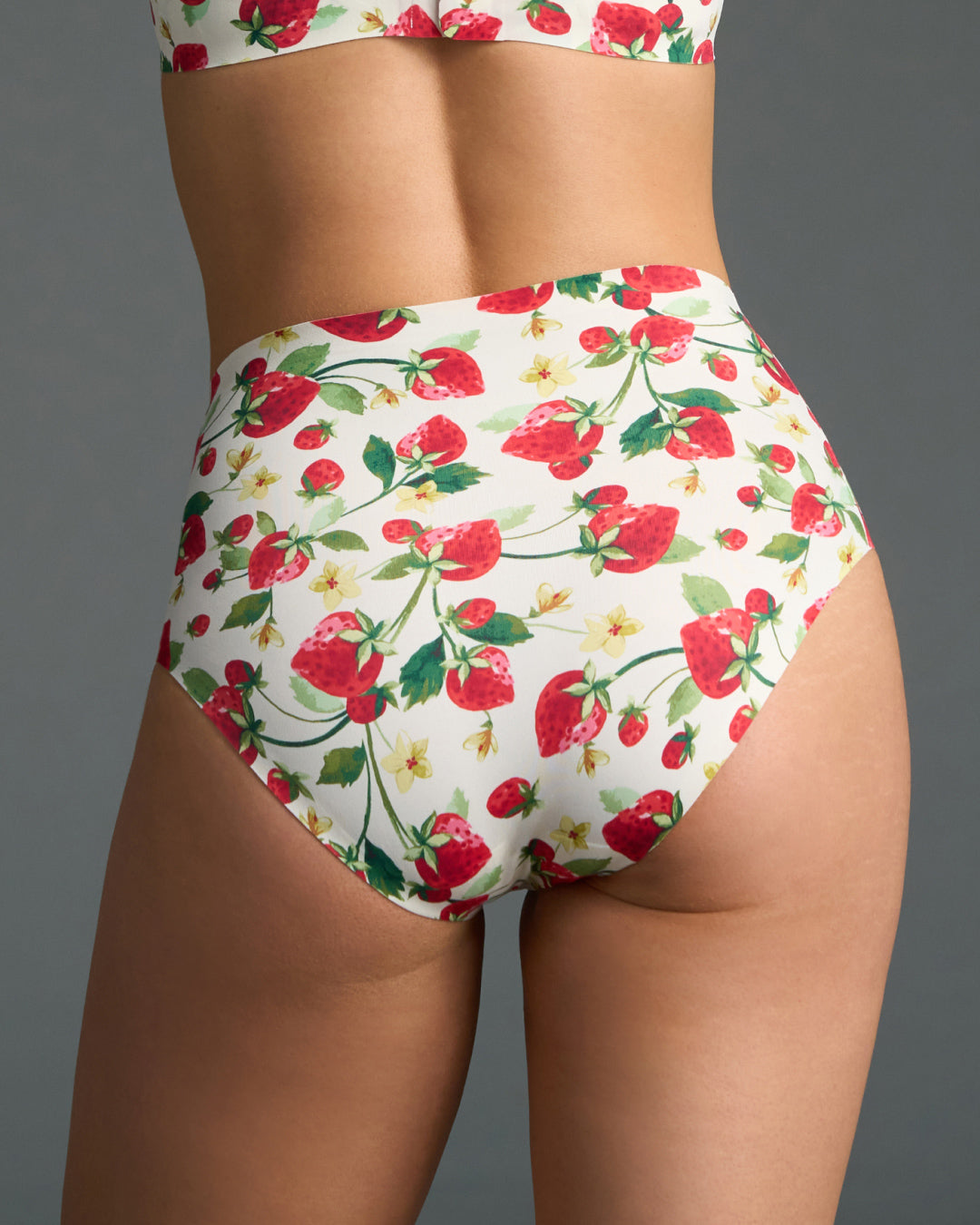 Strawberry Patch High Waisted
