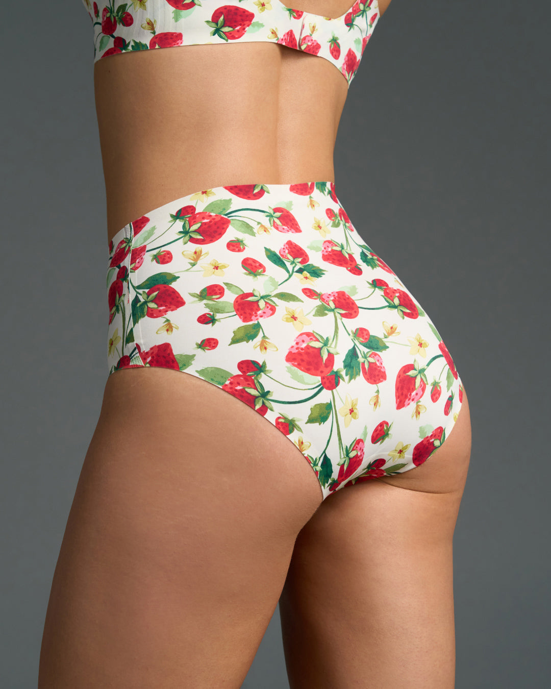 Strawberry Patch High Waisted