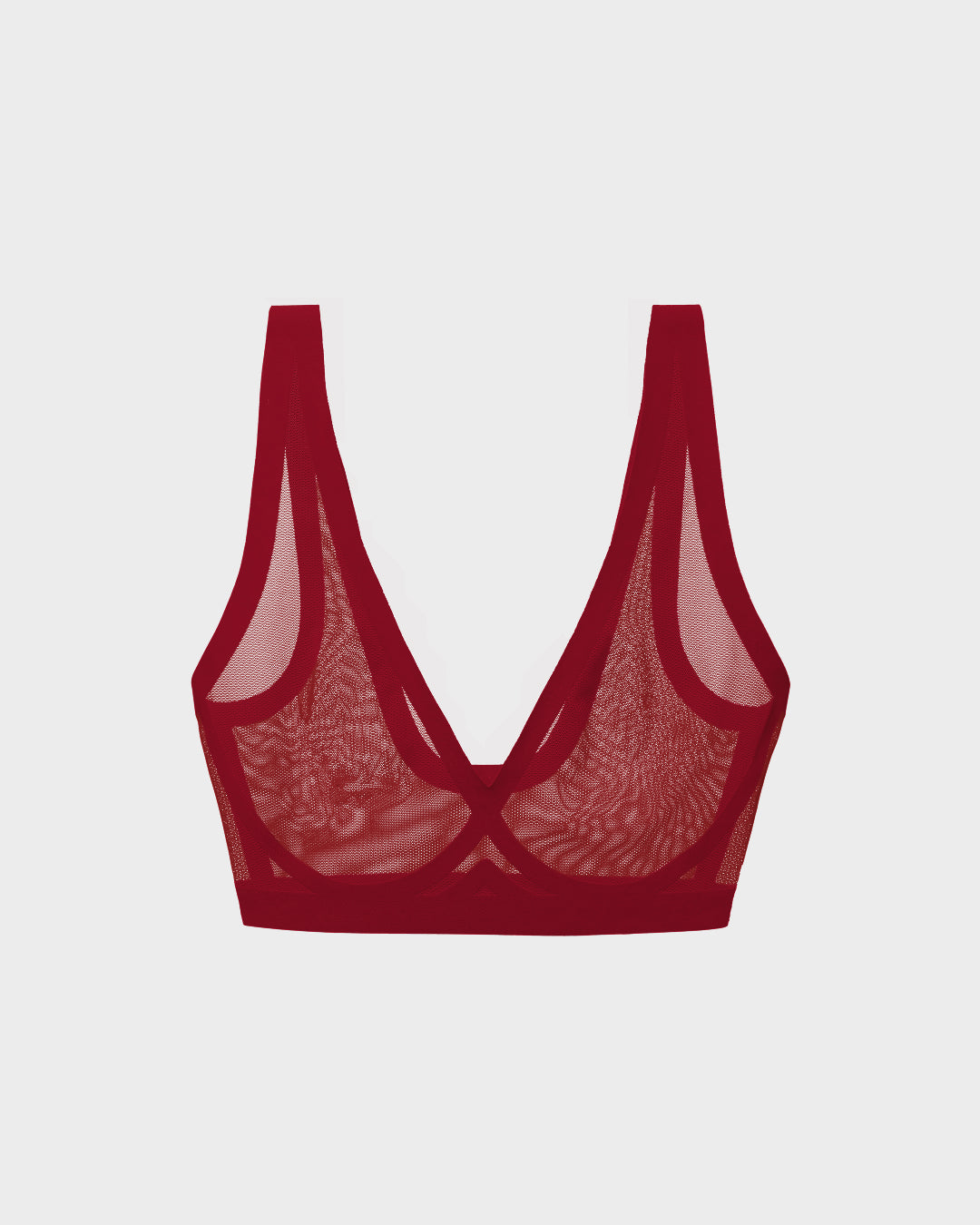 Winery Sheer Bra & Brief Set