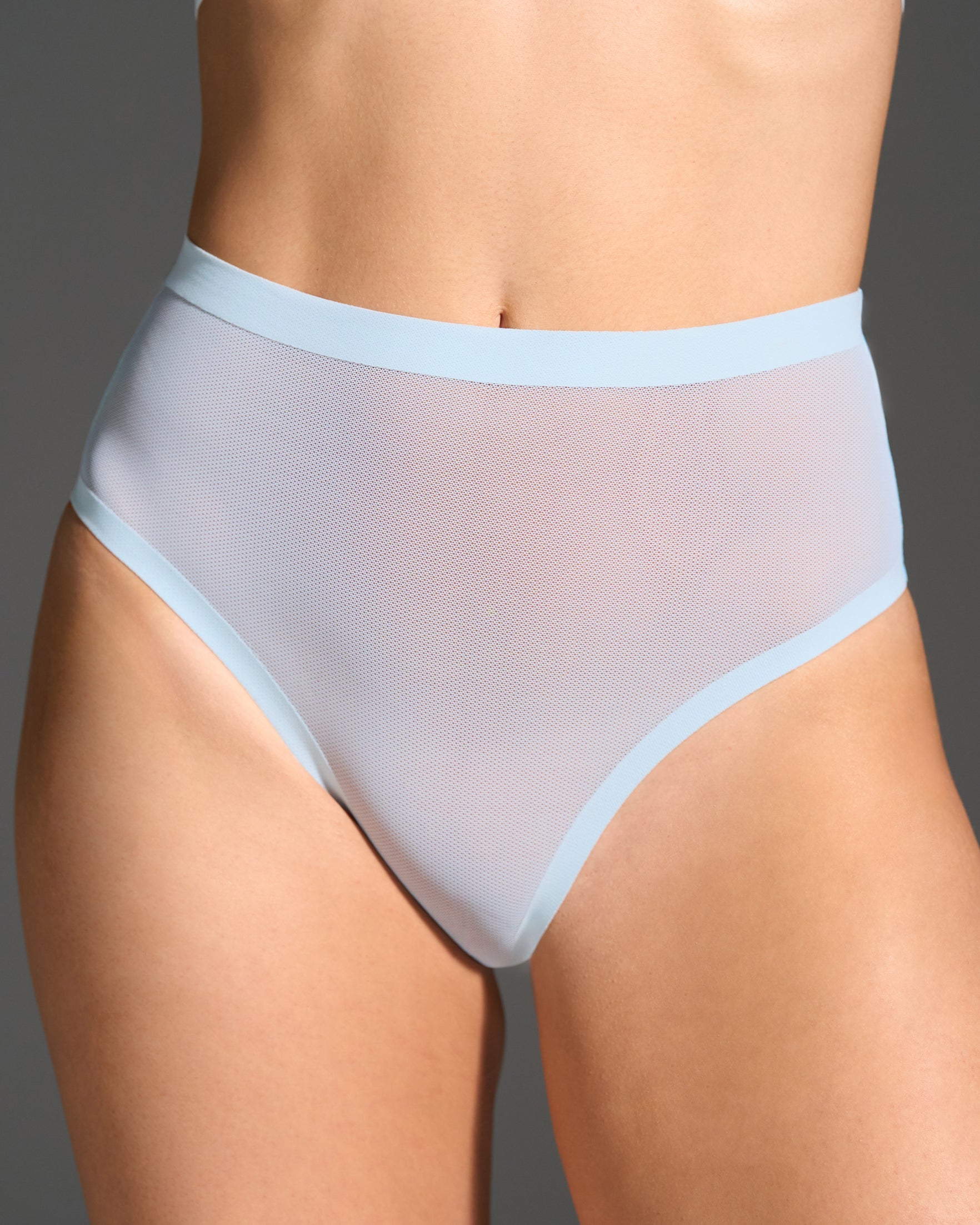 Winter Sky Mesh High Cut Highwaisted