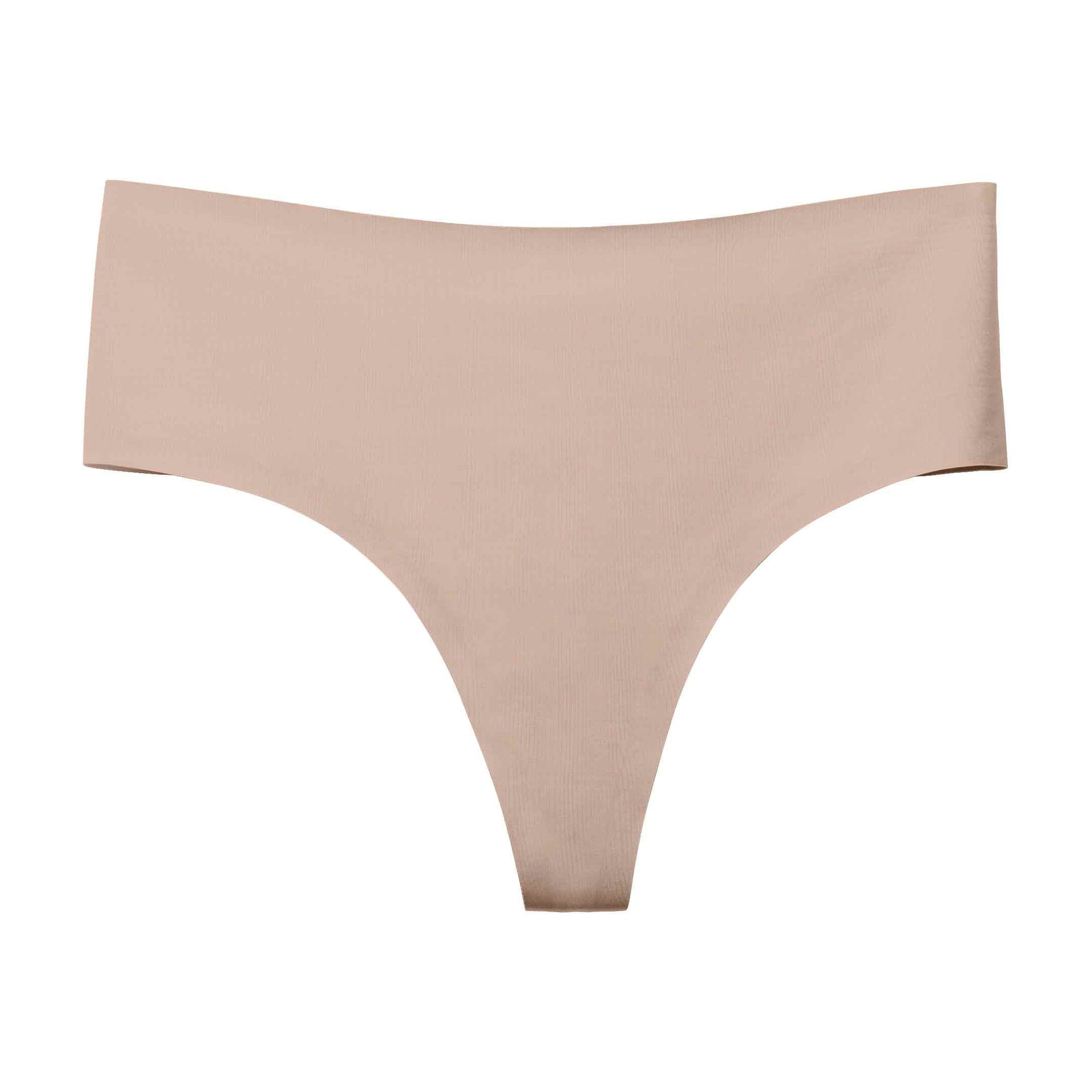 Nude Seamless Highwaisted Thong